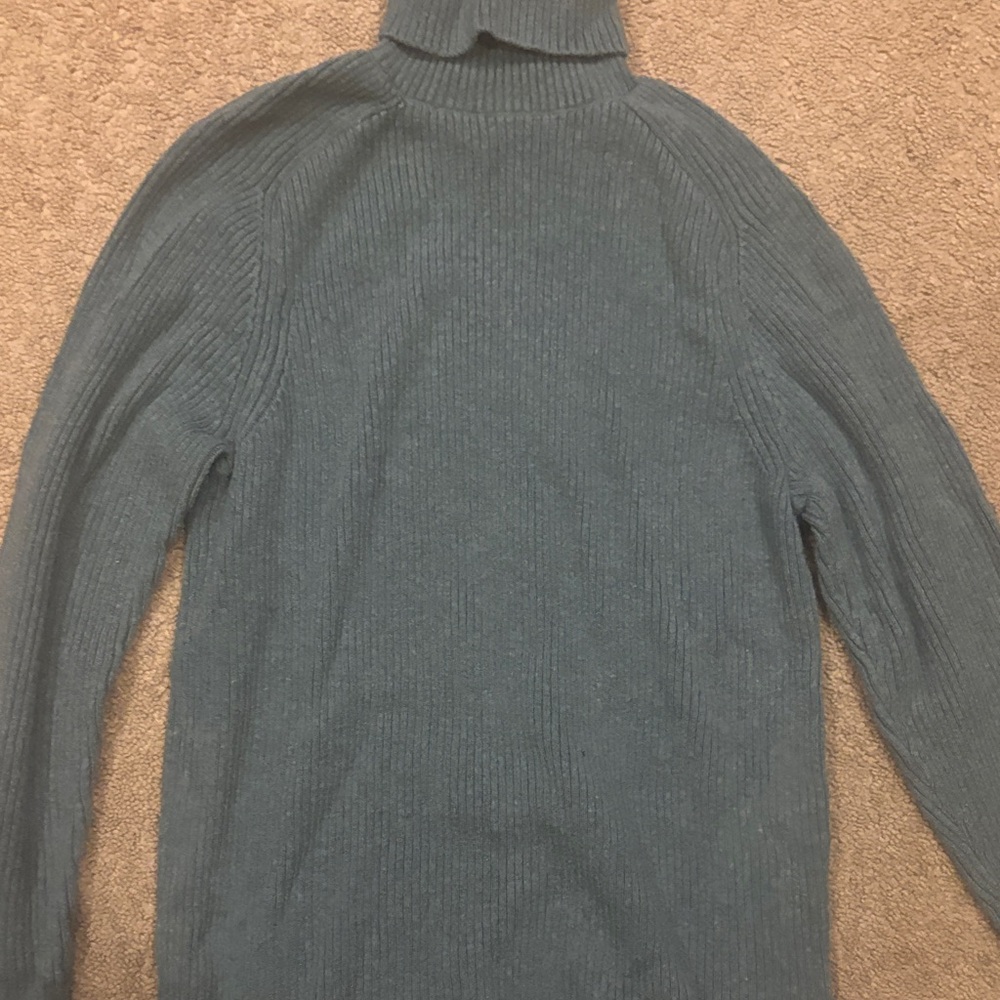 H&M Men's slate blue Turtleneck Sweater muscle fit